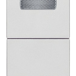 Pulsante 1P NO 10A 250V con spia bianca segnalazione uso elettrico Next