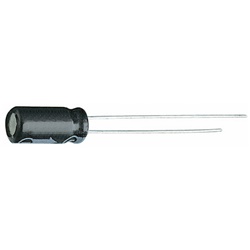 Condensatore mini verticale compatto 22 µF 35 V per elettronica spazi ridotti