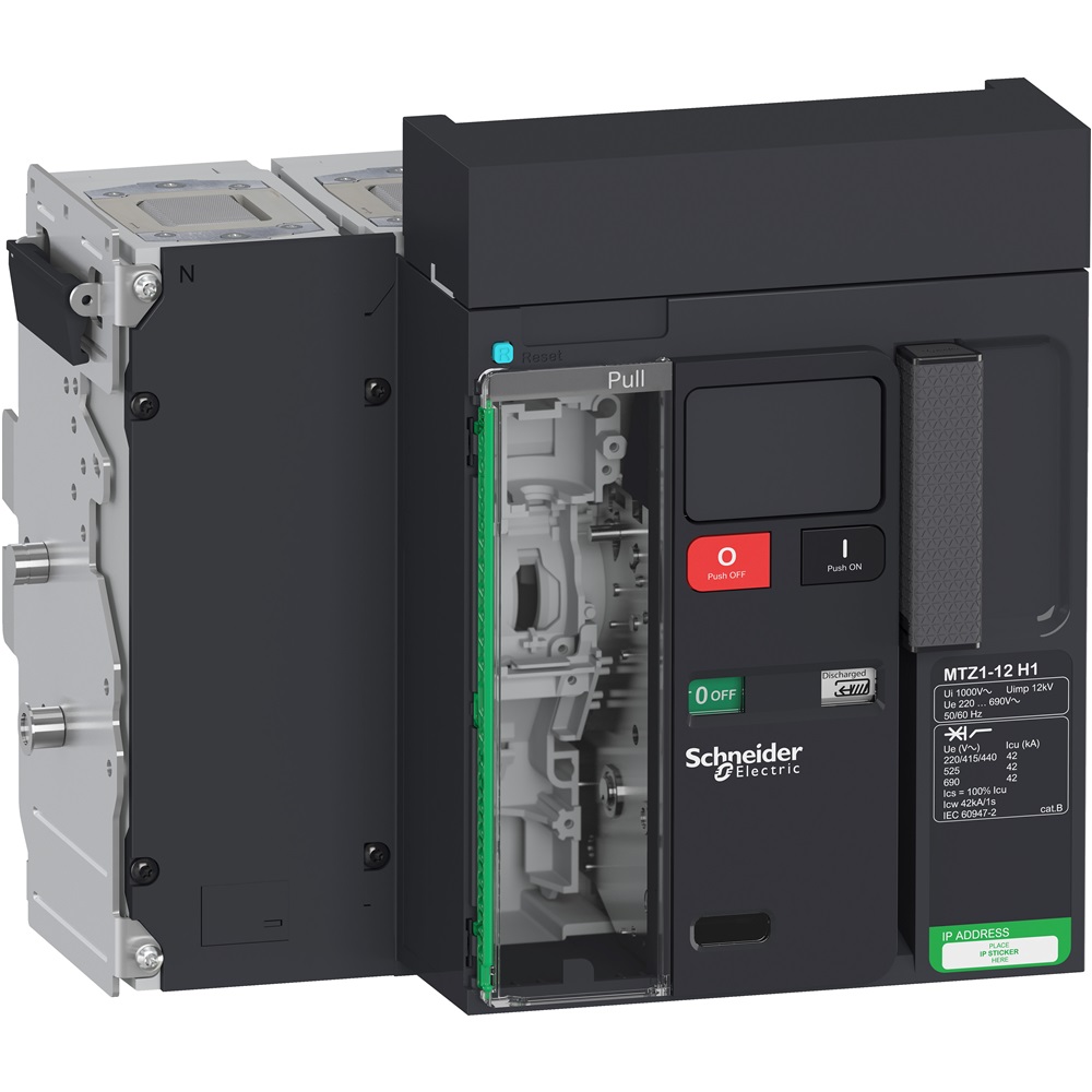 MTZ1 12 H1 4P estraibile senza Micrologic