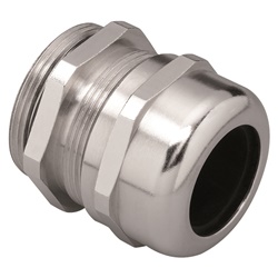 Pressacavo ottone nichelato M50 IP68 per installazioni elettriche esterne e industriali