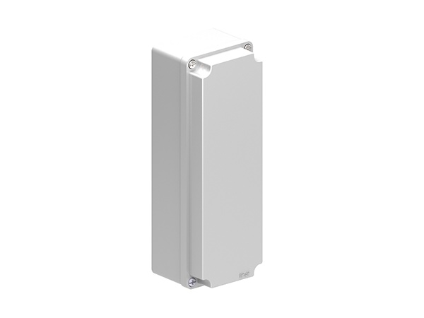 Pulsantiera metallica non forata 80x230x73 mm contenitore con coperchio grigio