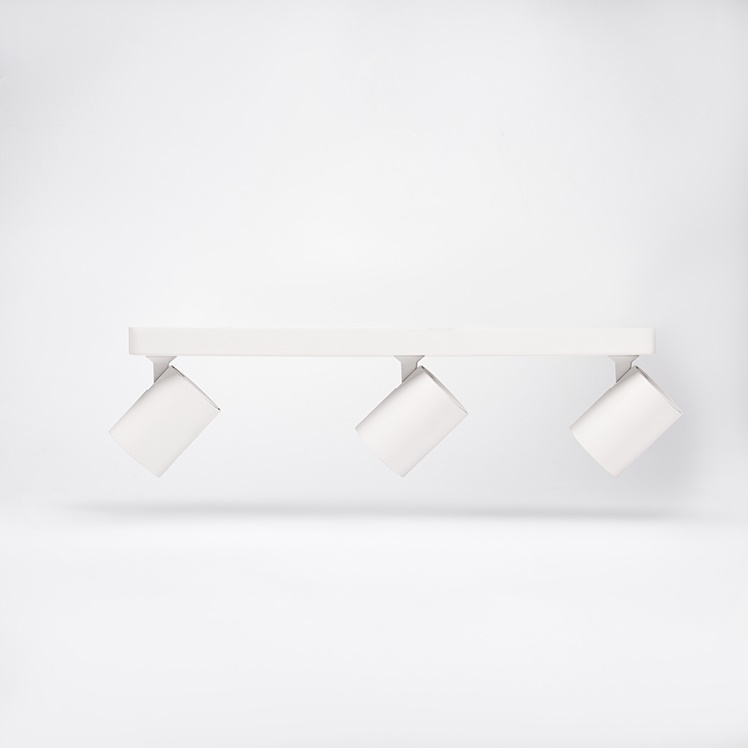 APPLIQUE SUPERFICIE 3X GU10 BIANCO