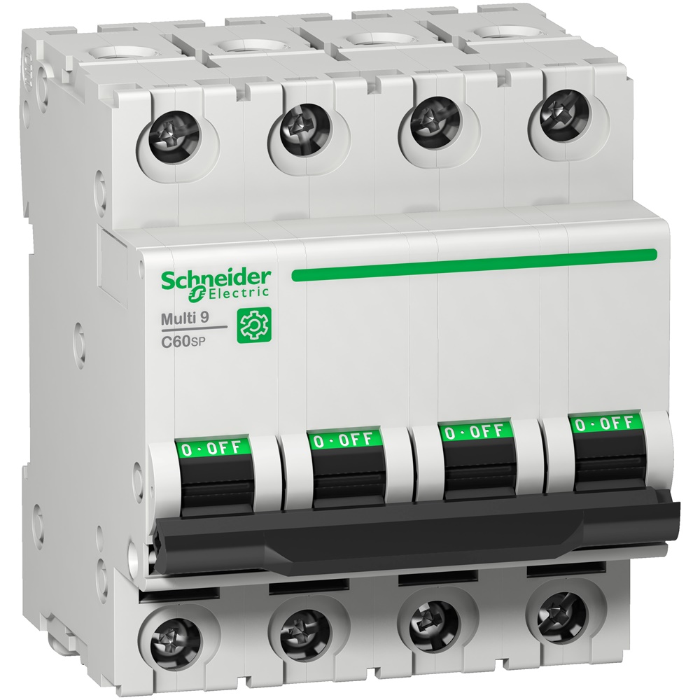 Interruttore magnetotermico Miniatura 4 poli C16A curva C 10kA protezione cortocircuito e sovraccarico per quadri elettrici
