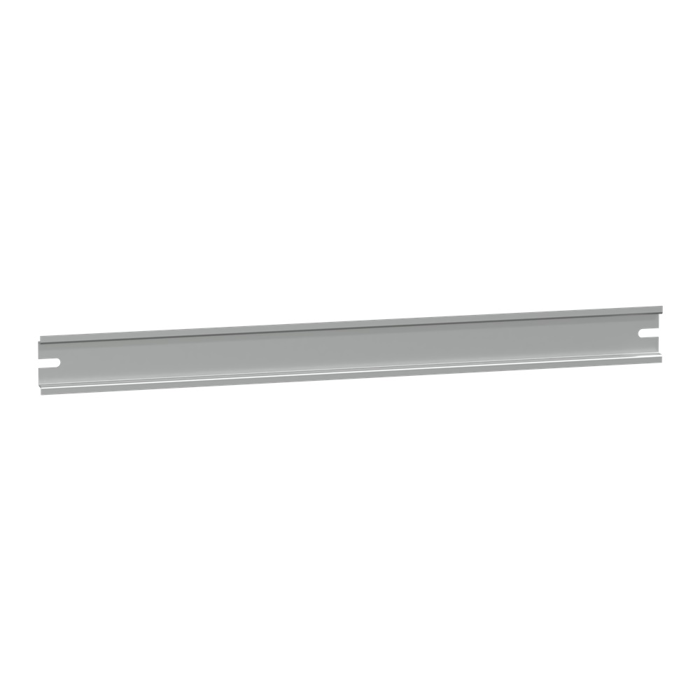 Guida DIN 35x7,5 acciaio zincato 385 mm per cassette derivazione armadi Spacial SBM