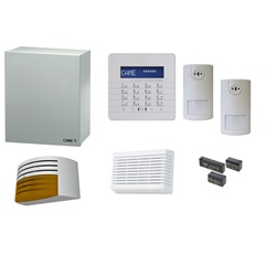 Kit antintrusione filare PXC2-32 con sensori movimento sirena esterna per ambienti residenziali e commerciali
