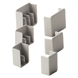 Tappi di chiusura pettine 3 poli accessori modulari protezione impianti elettrici Serie 90 AM