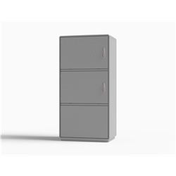 Armadio vetroresina IP44 2 vani + zoccolo 1840x685x330 mm per installazioni elettriche industriali