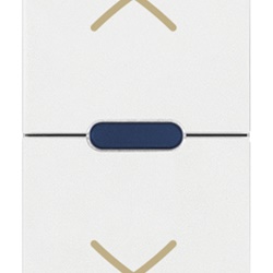 Commutatore elettronico centralizzabile Quid per tapparelle con orientamento lamelle 2A 220-240V bianco