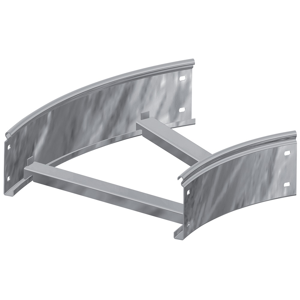 Curva piana 45 gradi 50 mm per impianti elettrici gestione condotti