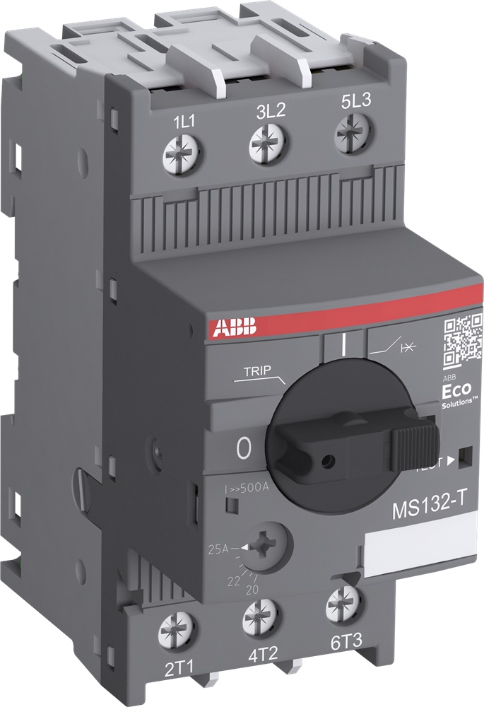 Interruttore protezione trasformatore MS132-20T 20A senza fusibili per impianti elettrici