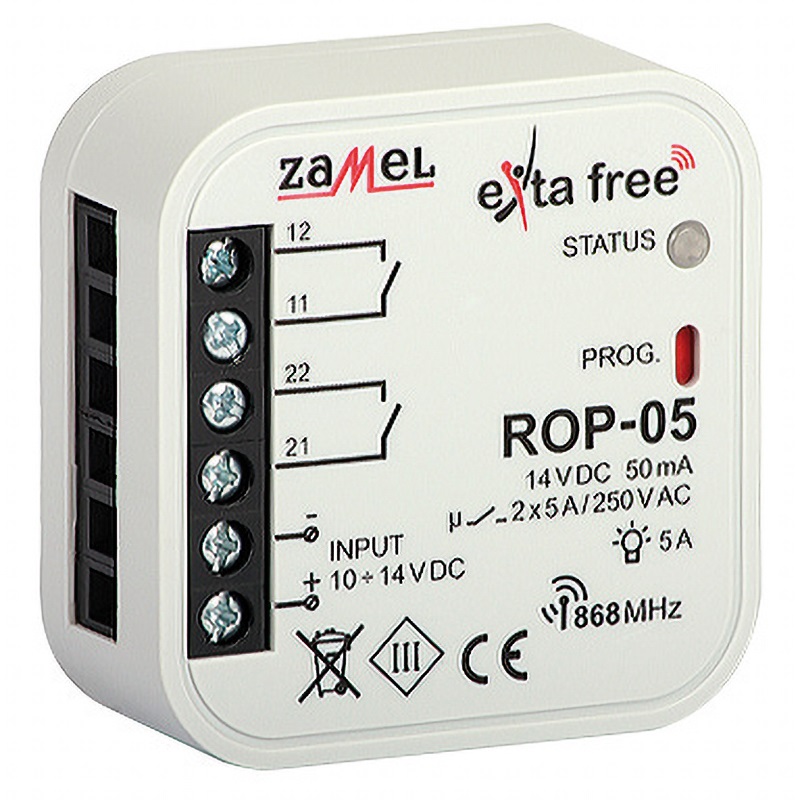 Ricevitore wireless bassa tensione controllo impianti elettrici automazione domestica industriale