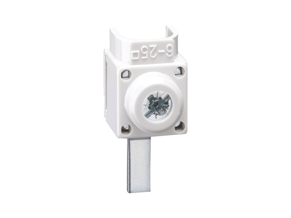 Morsetto unipolare 1P 6-25mm² per alimentazione barre, sezione conduttore max 25mm²