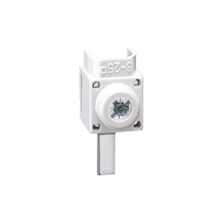 Morsetto unipolare 1P 6-25mm² per alimentazione barre, sezione conduttore max 25mm²