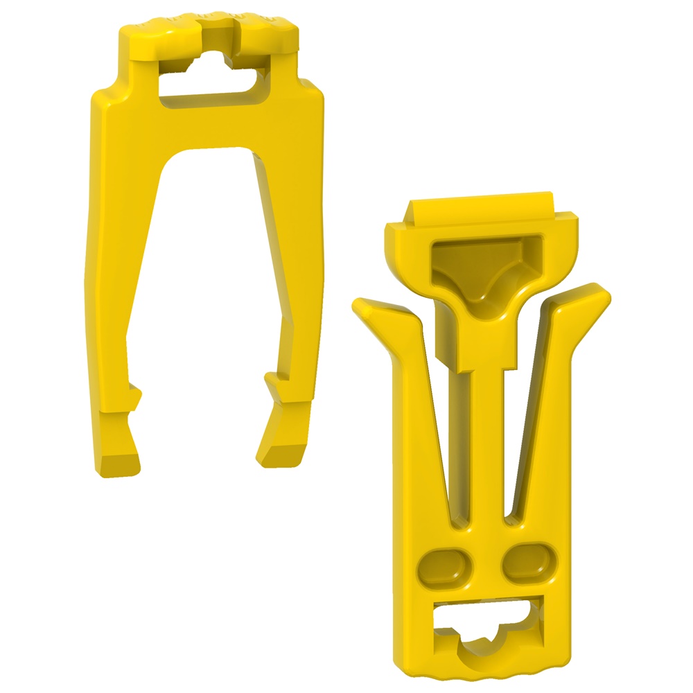 Clip fissaggio Acti9 iC60 iC40 superiori e inferiori set 10 pezzi