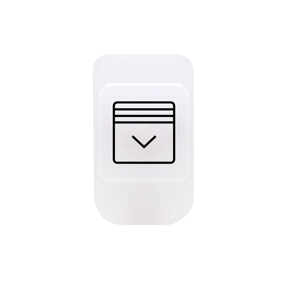LENTE CON SIMBOLO ILLUMINABILE - TAPPARELLA GIU