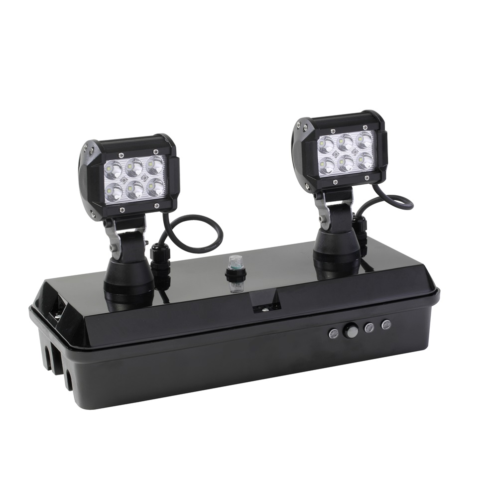 Exiway Smartduo, IP65, Autoalimentato Autodiagnosi Activa, 2400lm SE, 1h, Apparecchio di illuminazione di sicurezza