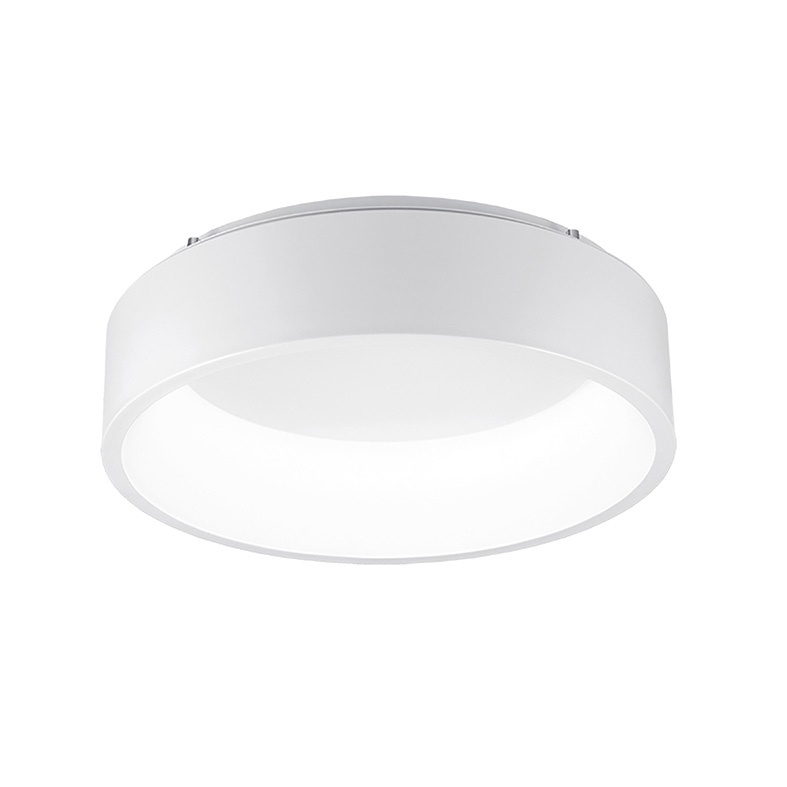 Plafoniera tonda bianca LED 30W 3000K CRI80 per ambienti interni residenziali e commerciali
