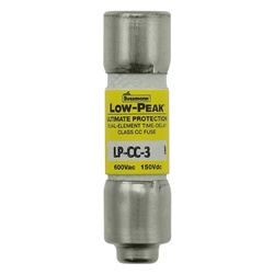 Fusibile EATLP-CC-3 Low Peak CC Time Delay per protezione circuiti elettrici