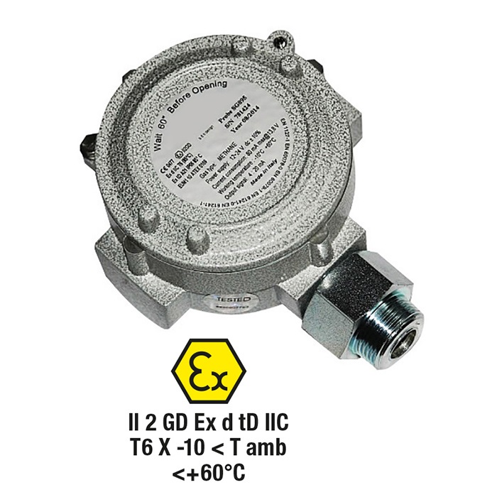 SENSORE ANTIDEFLAGRANTE CH4 ATEX