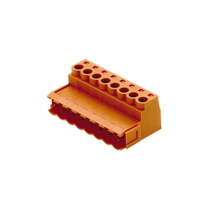 Connettore elettrico 4 poli passo 5.08 mm per sistemi segnalazione e controllo industriale