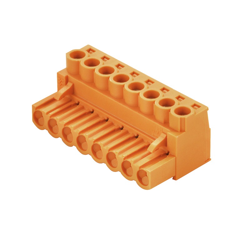 Connettore elettrico 9 poli innestabile 5.08mm angolo contatto per circuito stampato settore elettrico
