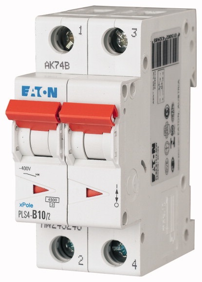 PLS4-B10/2 INT. MT 4,5KA 2P B 10A