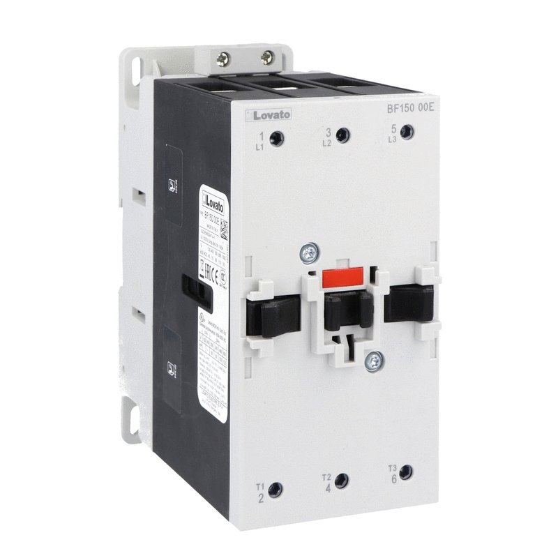 Contattore tripolare 3 poli 150A AC3 bobina 20-48VAC/DC uso industriale