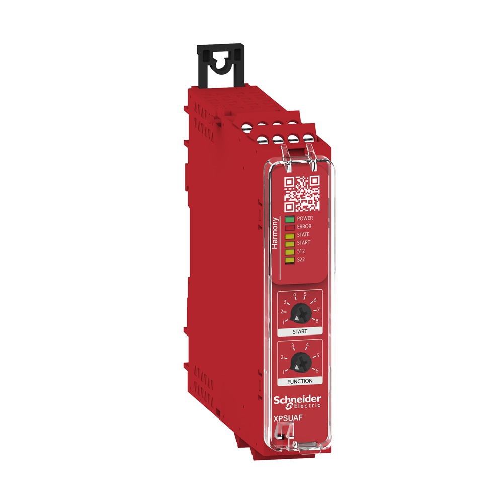 Modulo sicurezza Cat.4 NC/NC, NO/NC libero da potenz. e PNP/PNP 24V m.vite