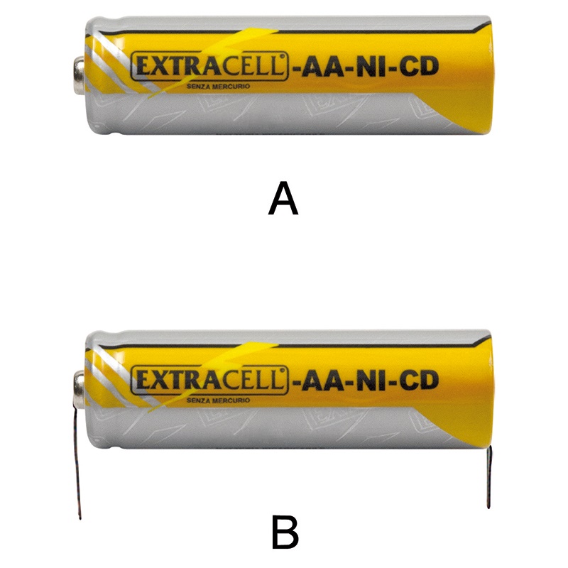 Batteria Ni-Cd stilo 1,2V 700mAh senza terminali per alimentazione elettrica affidabile e duratura
