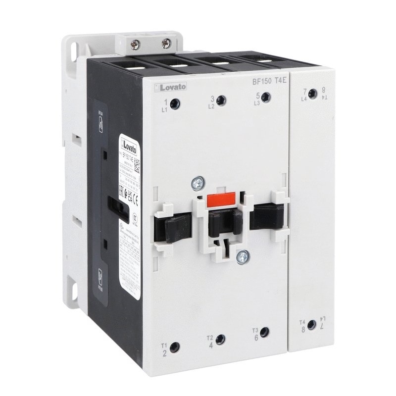Contattore quadripolare 165A AC1 bobina 24VAC/DC uso industriale