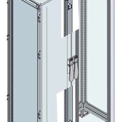 Armadio portavetro 1800x1000x400 mm per automazione industriale