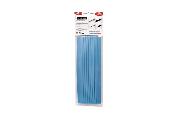 Termorestringente 3:1 poliolefina flessibile isolamento protezione cavi cablaggi sacchetto 12 pezzi