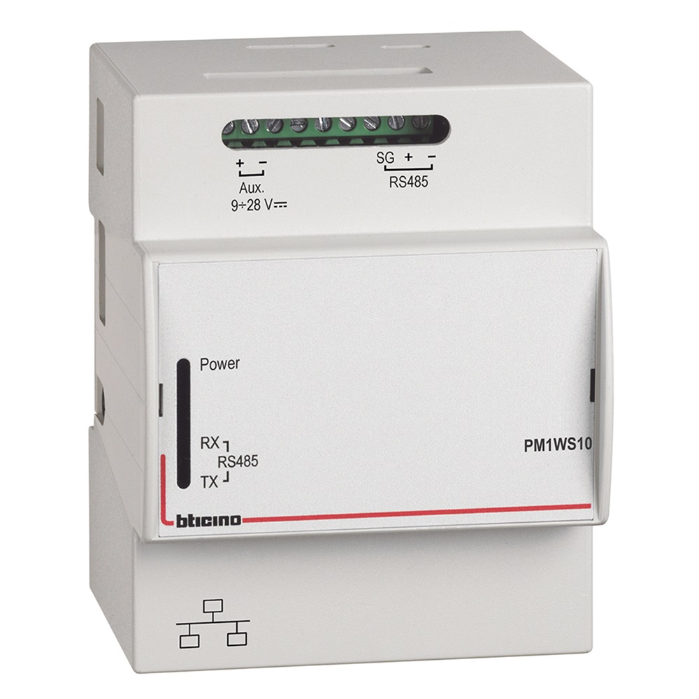 Mini server web energia 10 punti monitoraggio consumi controllo remoto allarmi