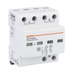 Scaricatore sovratensioni tipo 1-2 1P+N 25kA con contatto remoto monoblocco