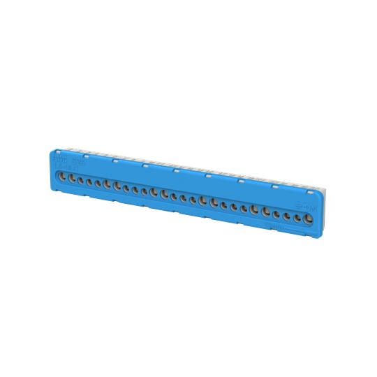 Morsetto vite blu 100A 11x16+15x6mm² per impianti elettrici