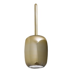 Sospensione vetro oro G9 33W IP20 design elegante per interni residenziali e commerciali