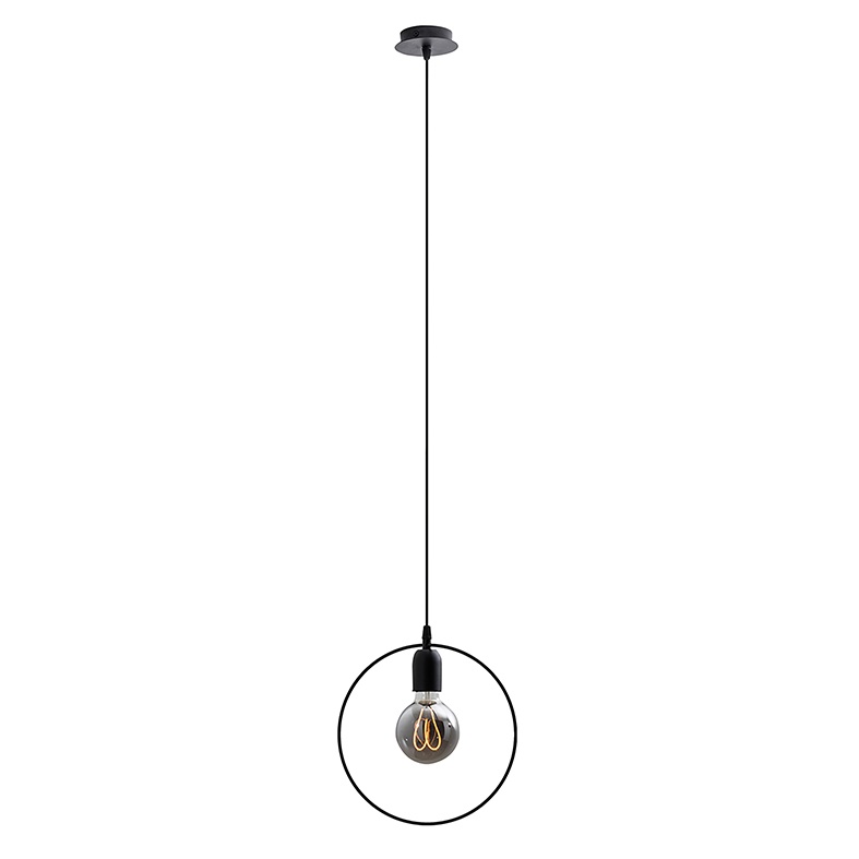 Lampada sospensione metallo design moderno attacco E27 risparmio energetico interni IP20