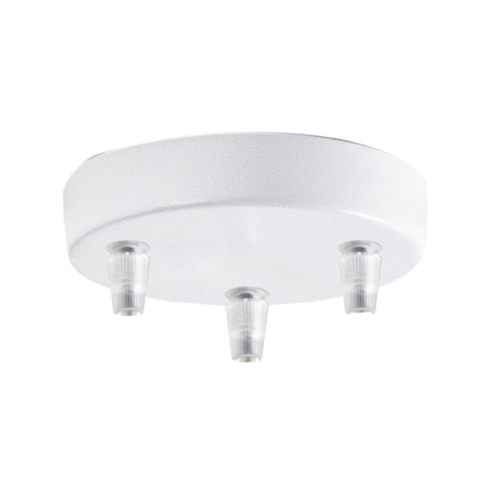 Kit decentramento 3 fori bianco per installazioni elettriche precise e resistenti