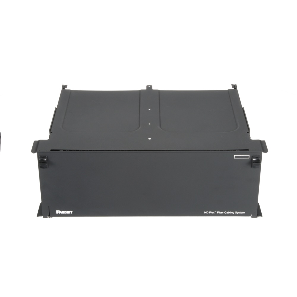 FLEX ENCL,STL,4RU,6PORT,BLK,EA