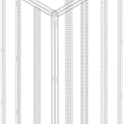 Traverse lamiera zincata doppia larghezza 600 mm per supporti strutture elettriche