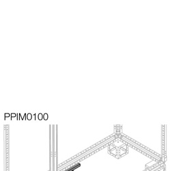 Zoccolo intermedio lamiera zincata rinforzo base altezza 100 mm, confezione 2 pezzi