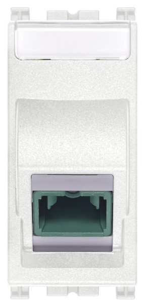 PRESA OTTICA MONO 9/125 SC BIANCO