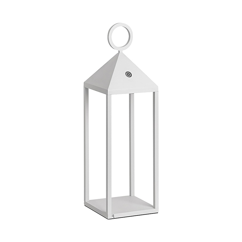 Lampada da tavolo portatile bianca LED 2,2W IP54 2700K ricaricabile per esterno e interno
