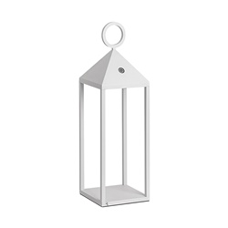 Lampada da tavolo portatile bianca LED 2,2W IP54 2700K ricaricabile per esterno e interno