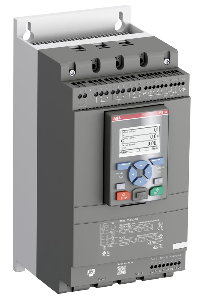Softstarter PSTX105-600-70 105A 208-600V AC avviatore graduale motori industriali protezione corrente spunto