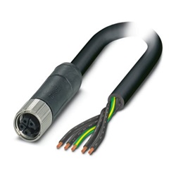 SAC-5P- 3,0-PUR/M12FSK PE