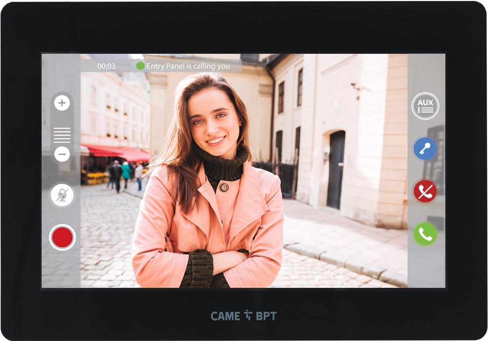 Videocitofono vivavoce XTS 7 WiFi touchscreen per controllo accessi residenziale e professionale