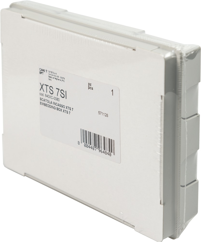 XTS 7SI-SCATOLA INCASSO XTS 7