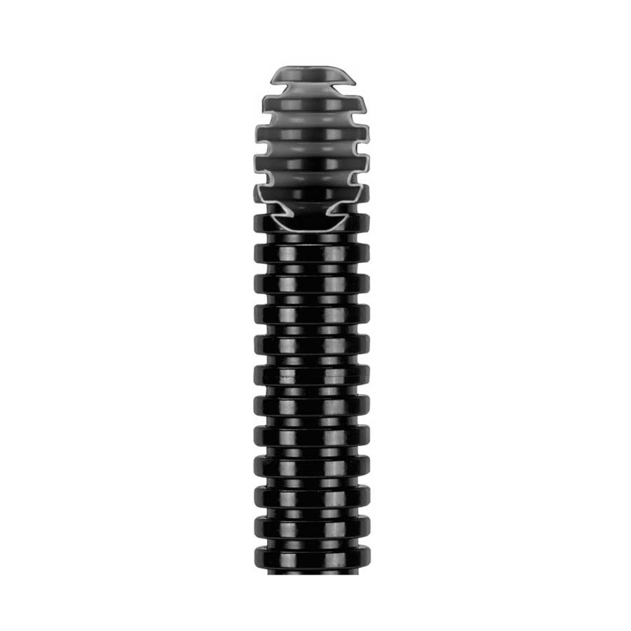 Tubo corrugato pieghevole medio fk15 - diametro 20mm - senza tiracavo - nero