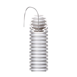 Tubo protettivo corrugato pieghevole ICTA 32 mm grigio per posa sottotraccia